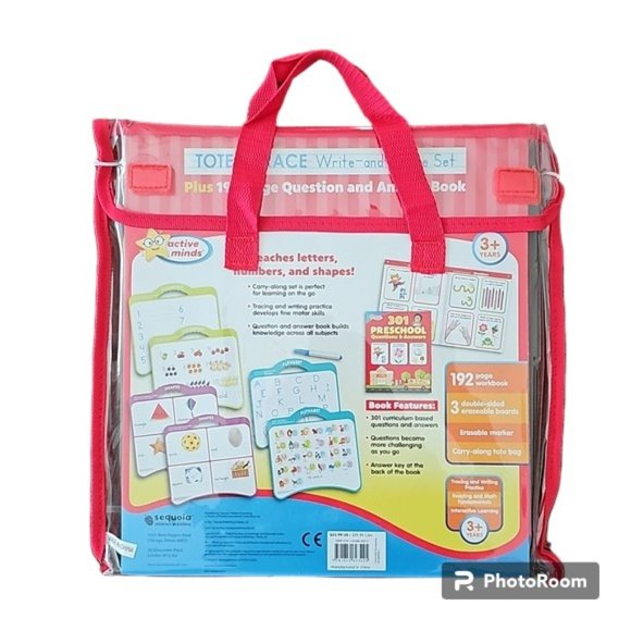 Preschool Question And Answer Set Write Write and Erase Set - Picture 2 of 2